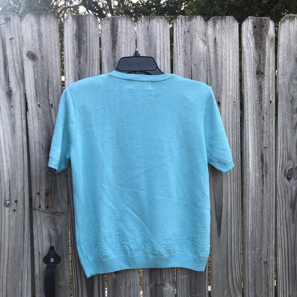 Petite small blue blouse by Alfred dunner - Picture 6 of 10